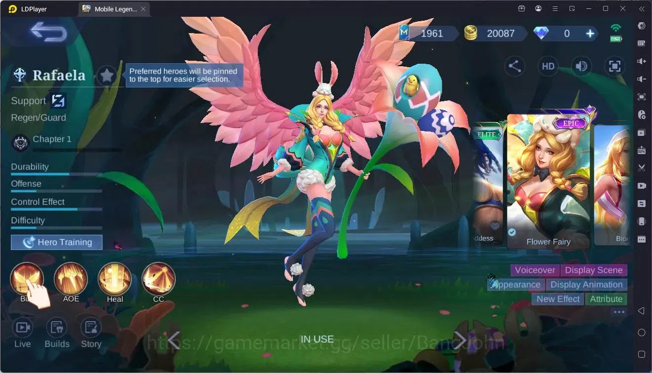 Mobile Legends: Bang Bang Accounts Global|Hero 81|Skin 136|Expert|sandrio Floryn|CC N image 6