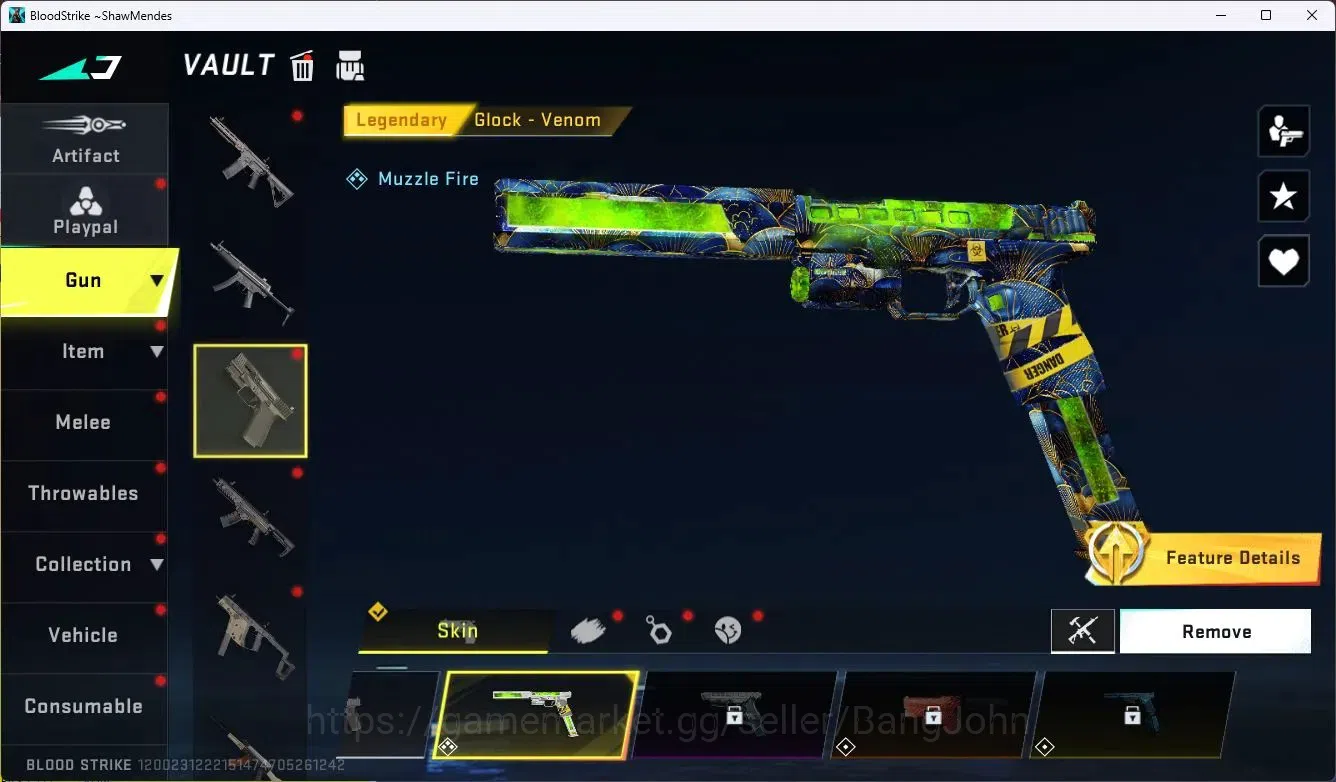 Blood Strike Accounts ASIA | Eternal Desert Eagle-Scorpius | 1 Ultra Str image 3