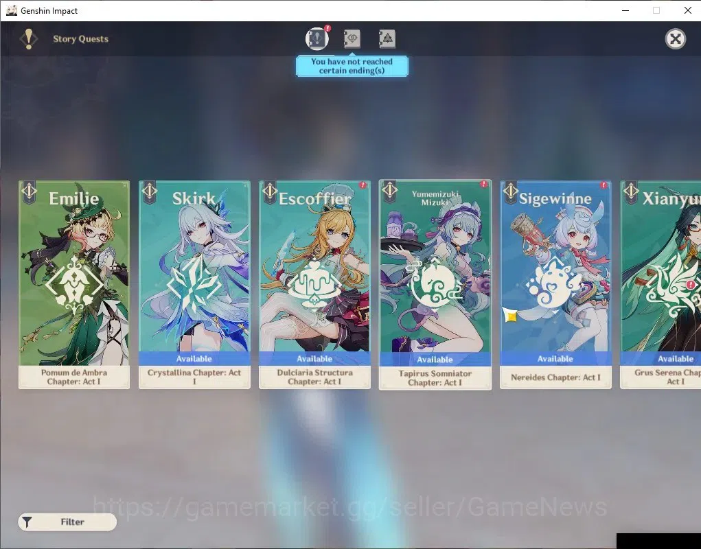 Genshin Impact Accounts ASIA |AR 57 |10 Limited + 3 (*5Wep) |Xiao+Sign,Neu image 17