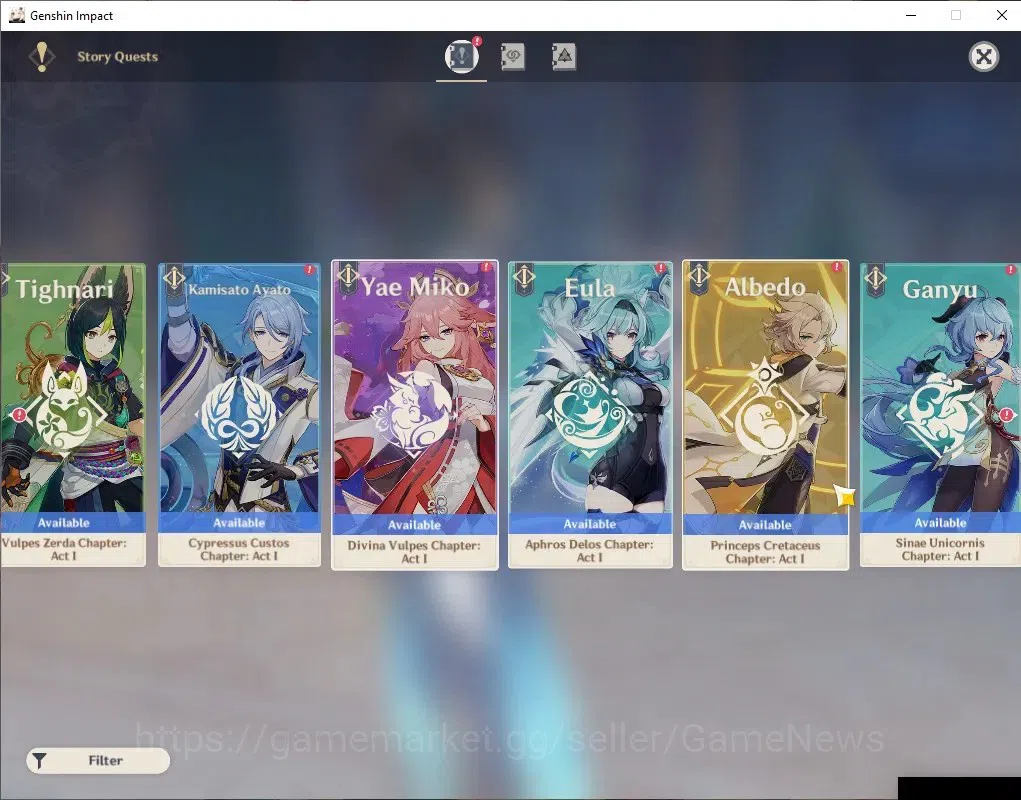 Genshin Impact Accounts ASIA |AR 57 |10 Limited + 3 (*5Wep) |Xiao+Sign,Neu image 19