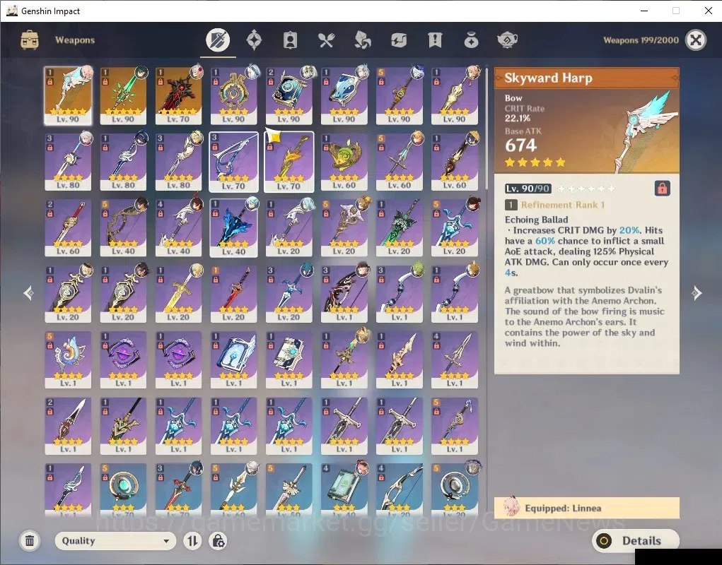 Genshin Impact Accounts ASIA |AR 57 |10 Limited + 3 (*5Wep) |Xiao+Sign,Neu image 4