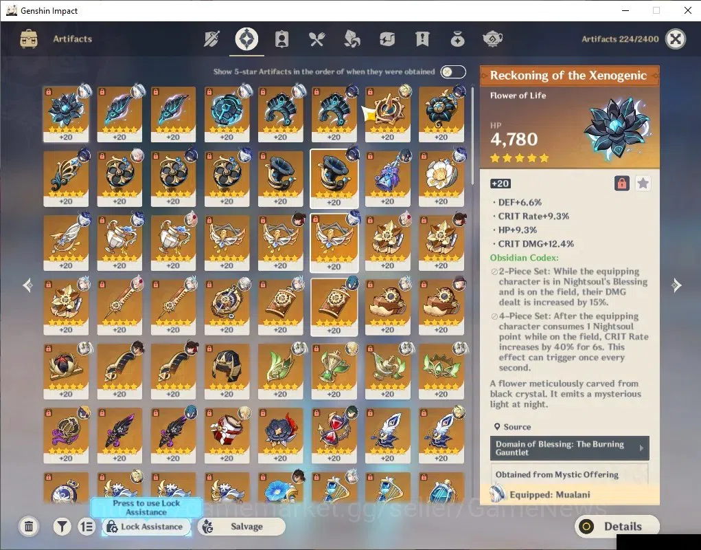 Genshin Impact Accounts ASIA |AR 57 |10 Limited + 3 (*5Wep) |Xiao+Sign,Neu image 5