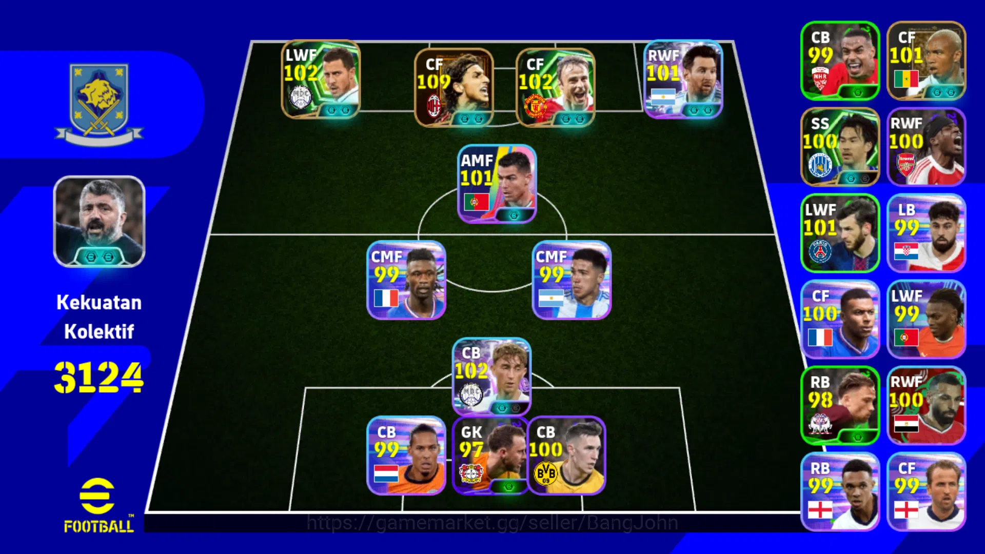 eFootball Others Power 3124 | Ibrahimovic Bigtime | Berbatov | Haza image 1
