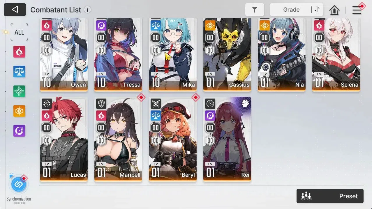 Chaos Zero Nightmare Accounts GLOBAL Lv54|6 SSR[HeidemariM2,Haru,MeiLin,Veronica image 4