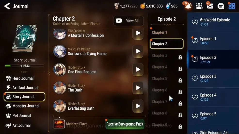 Epic Seven Accounts GLOBAL UnVerif|New Era|4 ML(Salome,Emp Ilynav,DB S image 9