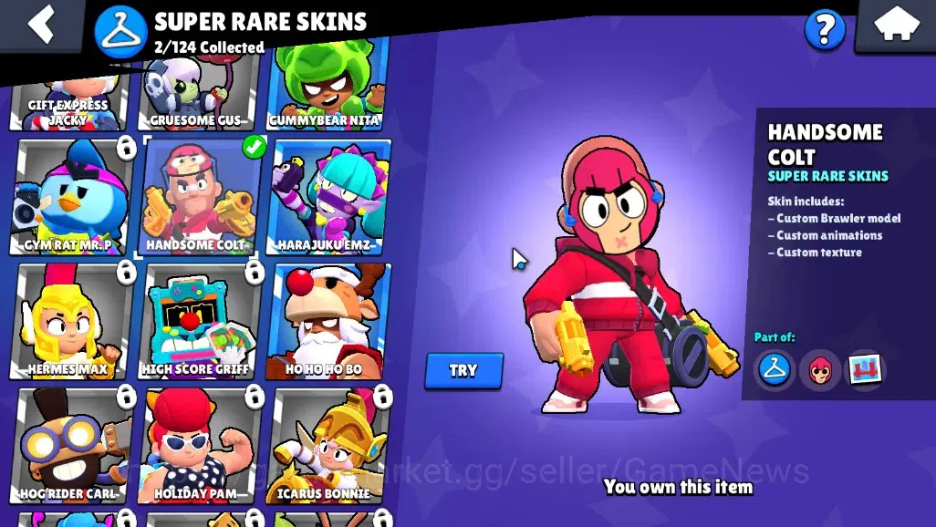 Brawl Stars Accounts 1118 Trophy|17 Brawlers 3 Max|Edgar,Colt,Shade|1k  image 12