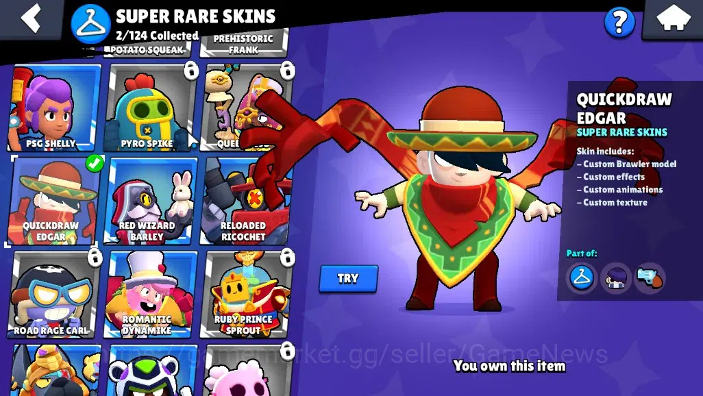 Brawl Stars Accounts 1118 Trophy|17 Brawlers 3 Max|Edgar,Colt,Shade|1k  image 13