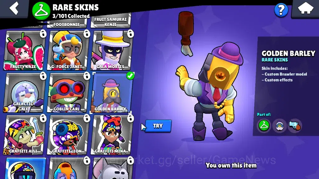 Brawl Stars Accounts 1118 Trophy|17 Brawlers 3 Max|Edgar,Colt,Shade|1k  image 14