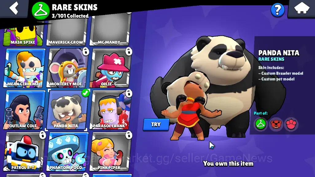 Brawl Stars Accounts 1118 Trophy|17 Brawlers 3 Max|Edgar,Colt,Shade|1k  image 15