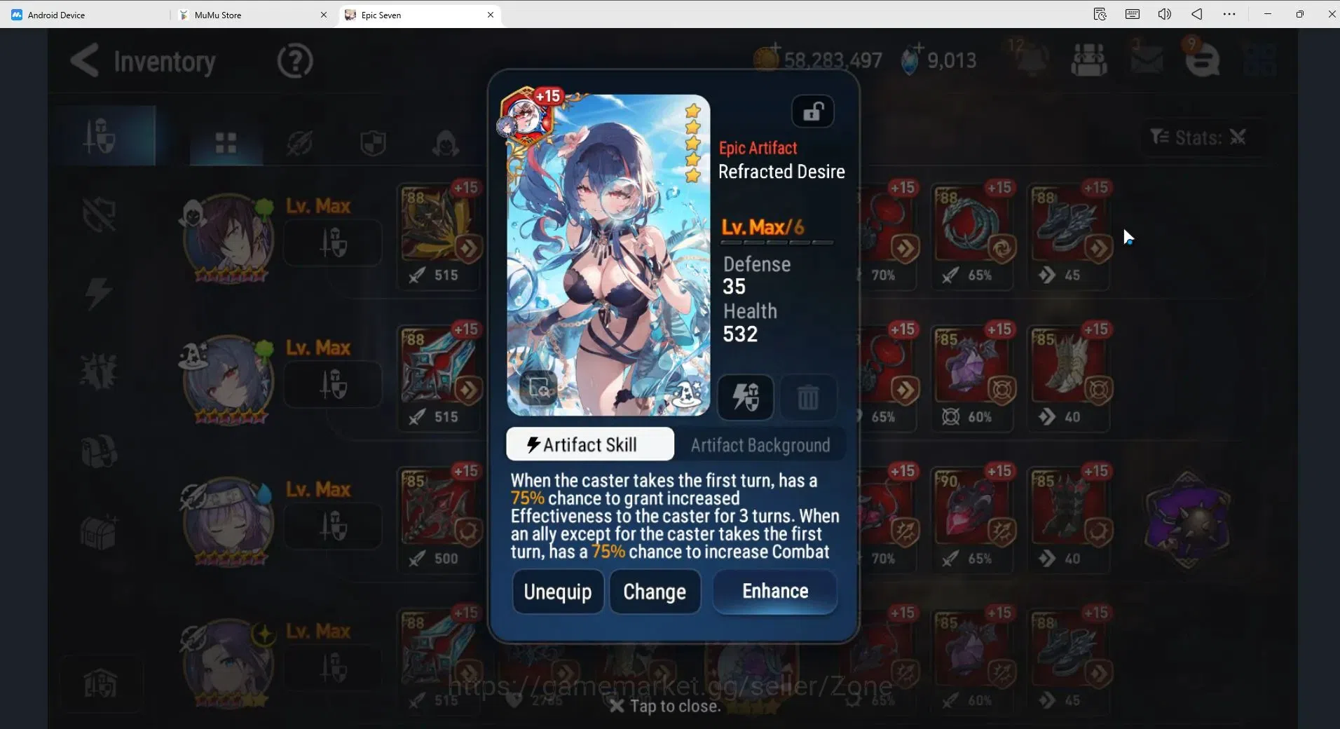 Epic Seven Accounts High-End Global unver|16ML (Belian, MChloe, RoL, JKise, Etc.)|Theater fresh|94 Mystic Medals|PoH 17