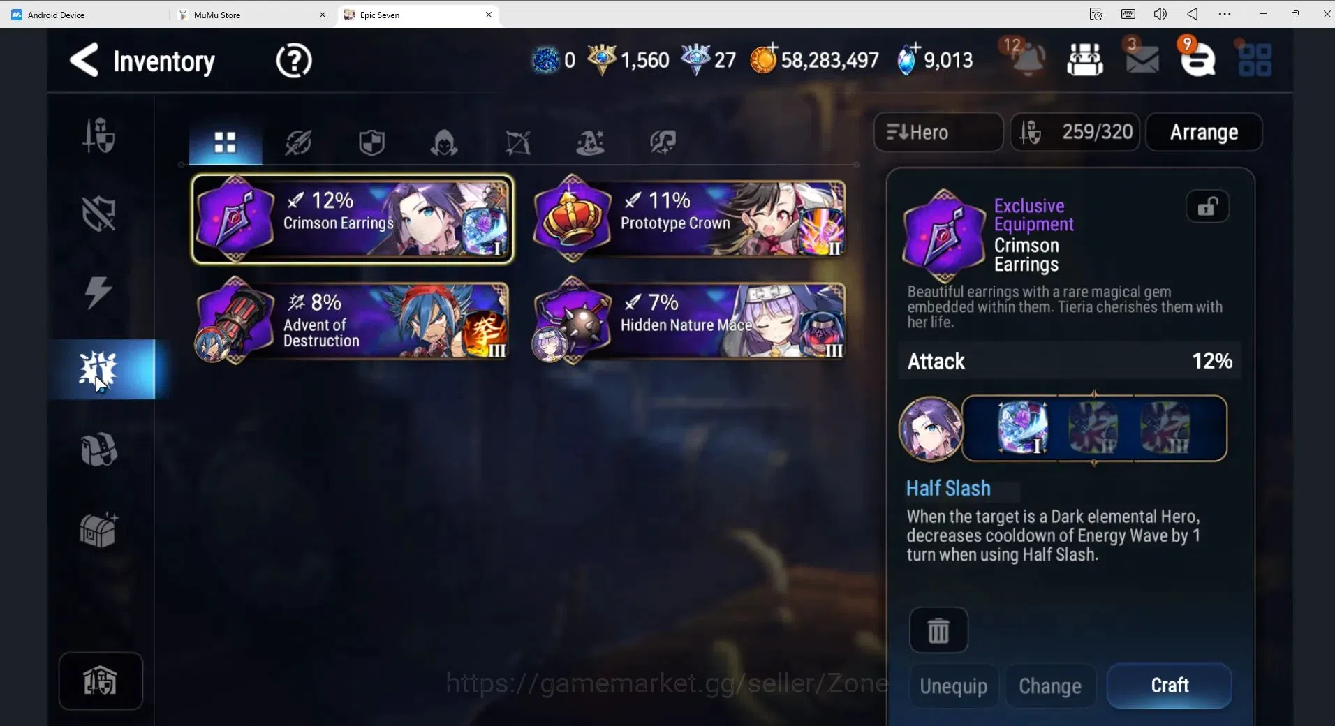 Epic Seven Accounts High-End Global unver|16ML (Belian, MChloe, RoL, JKise, Etc.)|Theater fresh|94 Mystic Medals|PoH 20