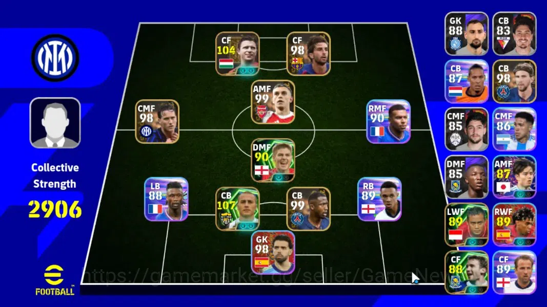 eFootball Accounts Android|Epic Fabio Cannavaro,Ferenc Puskas,S.Gerra image 1