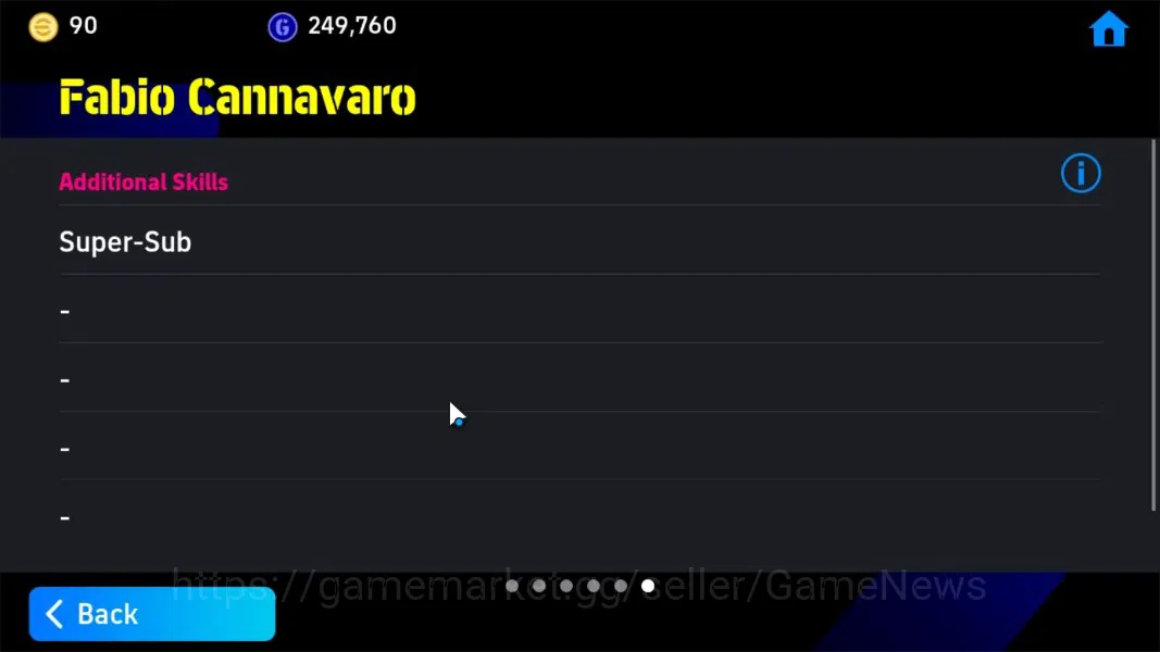 eFootball Accounts Android|Epic Fabio Cannavaro,Ferenc Puskas,S.Gerra image 11