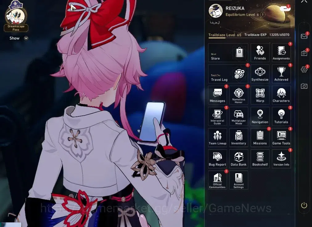 Honkai Star Rail Accounts Asia|TL 65|6 Limited|(Mortenax Blade,Evanescia)+Si image 1
