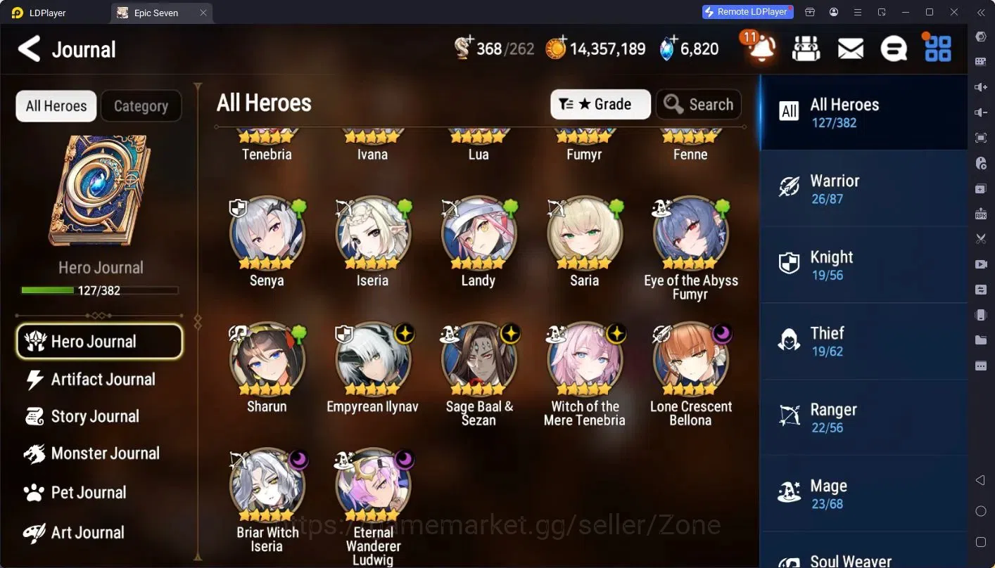 Epic Seven Accounts Global Unverif|12ML (Jenua, Eligos, Fumyr, Fenne,  image 2