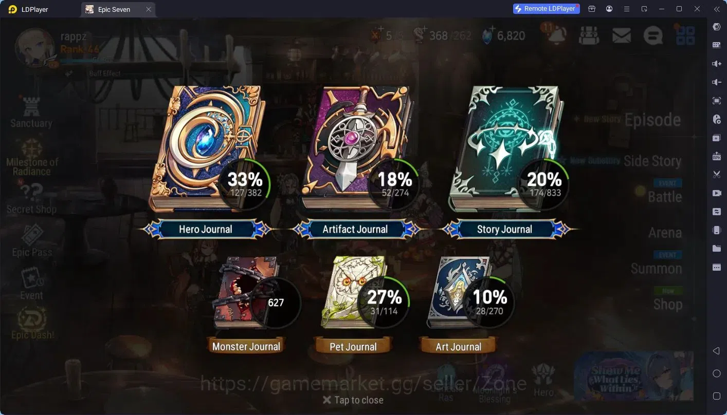 Epic Seven Accounts Global Unverif|12ML (Jenua, Eligos, Fumyr, Fenne,  image 6
