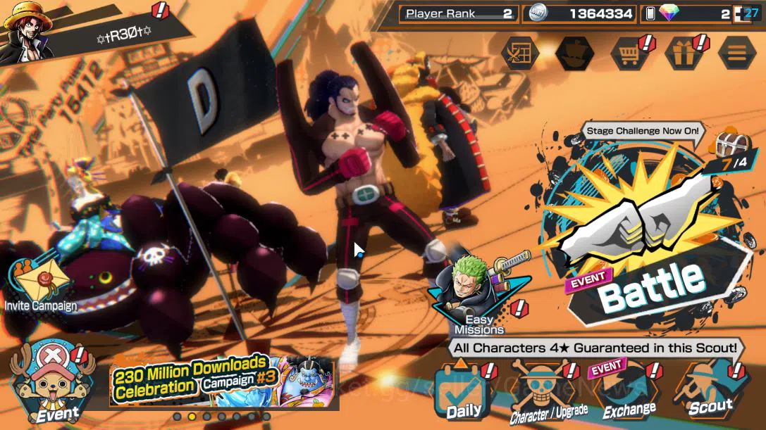 One Piece Bounty Rush Accounts Global|3 EX |4EmperorTeach,BP Kuzan,Onigashima Zor image 1