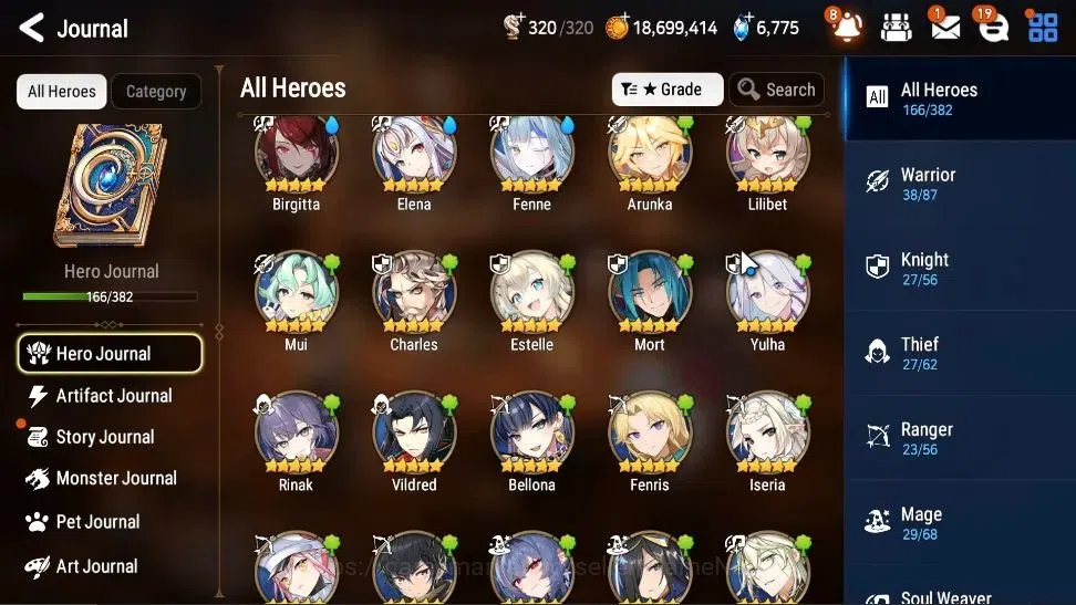 Epic Seven Accounts High-End GLOBAL UnVerif|12 ML(Schol Nurse Yulha,Rhiana&Luciel,BArunka,etc)+Ab Fumyr,etc|Untouch 8