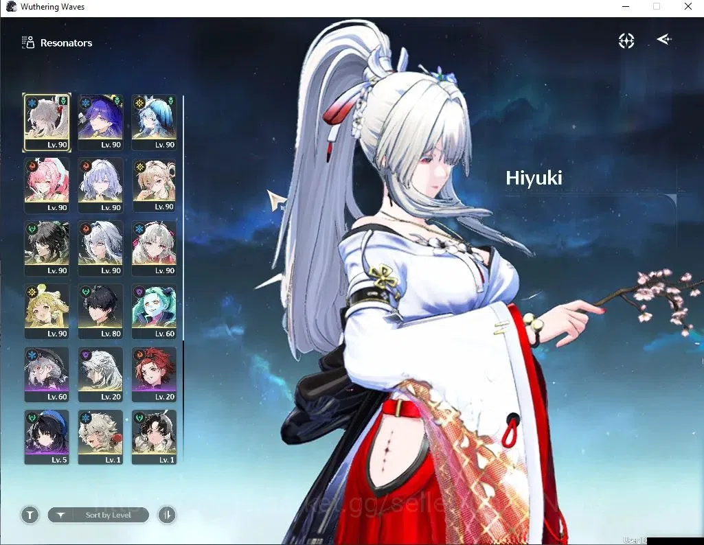 Wuthering Waves Accounts SEA|UL 77|10 Limited|[Hiyuki,Carlota,Shorekeper,Ae image 2
