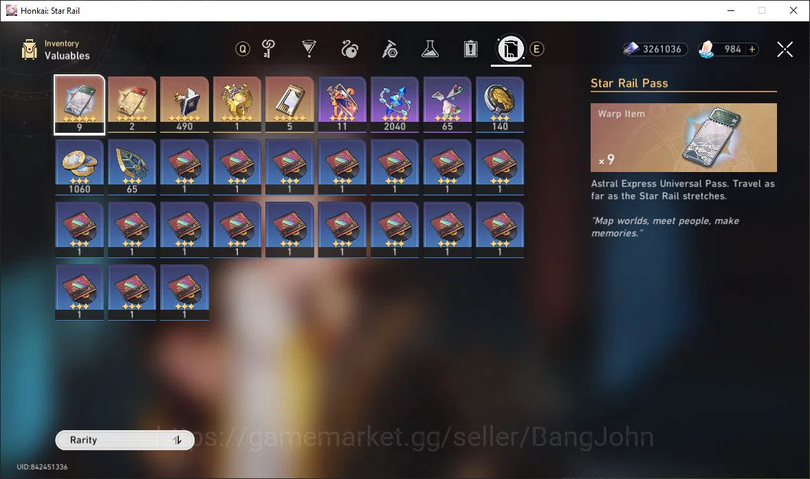 Honkai Star Rail Accounts [ASIA] TL 29 | 6 Limit | Yanqing | Bailu | Acheron image 4