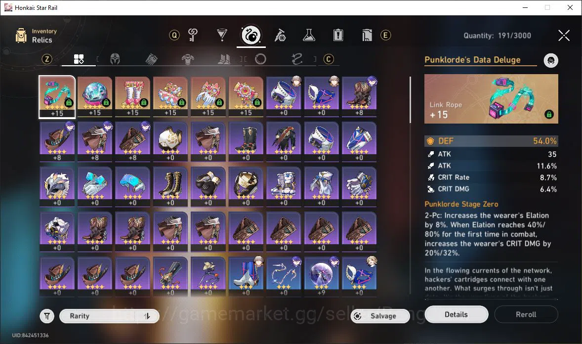 Honkai Star Rail Accounts [ASIA] TL 29 | 6 Limit | Yanqing | Bailu | Acheron image 8