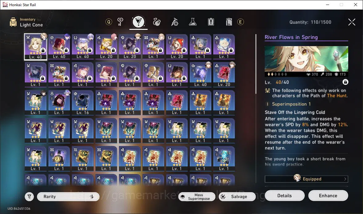 Honkai Star Rail Accounts [ASIA] TL 29 | 6 Limit | Yanqing | Bailu | Acheron image 9
