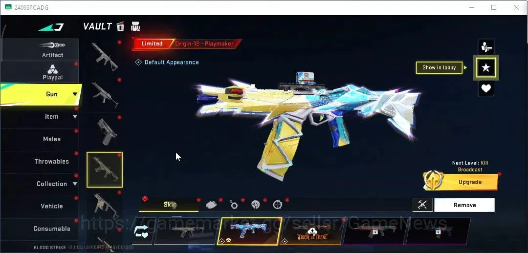 Blood Strike Accounts ASIA| Ultra [M4A1,URB,AUG]| Limited [Origin-12]| C image 10