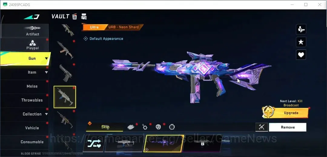 Blood Strike Accounts ASIA| Ultra [M4A1,URB,AUG]| Limited [Origin-12]| C image 12