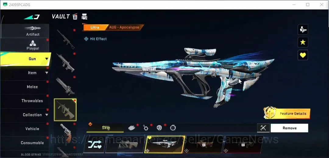Blood Strike Accounts ASIA| Ultra [M4A1,URB,AUG]| Limited [Origin-12]| C image 13
