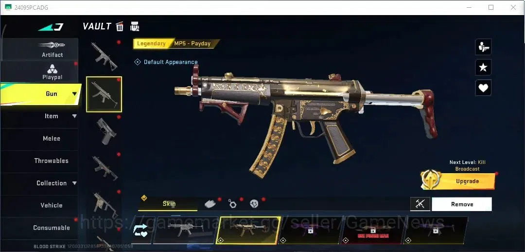 Blood Strike Accounts ASIA| Ultra [M4A1,URB,AUG]| Limited [Origin-12]| C image 19