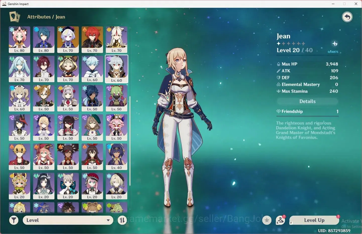 Genshin Impact Accounts ASIA | AR 59 |14 Limit+7 Standar|[Neuvillette,Xiao image 3