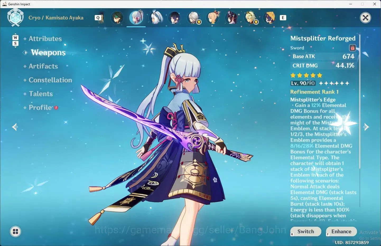 Genshin Impact Accounts ASIA | AR 59 |14 Limit+7 Standar|[Neuvillette,Xiao image 7