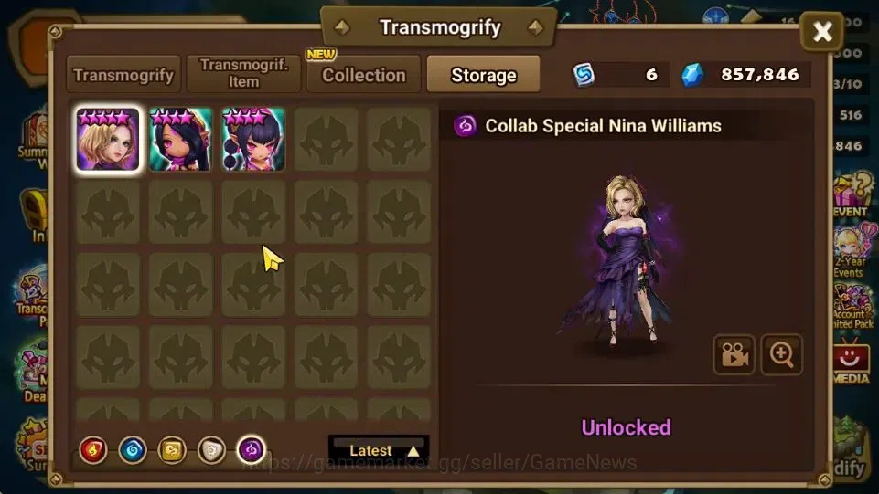 Summoners War: Sky Arena Accounts End-Game GLOBAL Lv 40|1 LD[Shun]|19 Total NB5[Layla,Riley,Teshar,Liam,Etc]+54 13