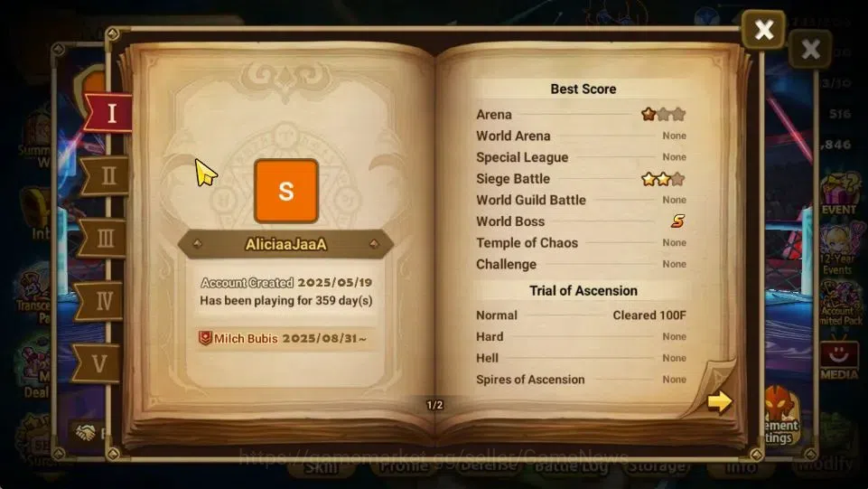 Summoners War: Sky Arena Accounts End-Game GLOBAL Lv 40|1 LD[Shun]|19 Total NB5[Layla,Riley,Teshar,Liam,Etc]+54 3