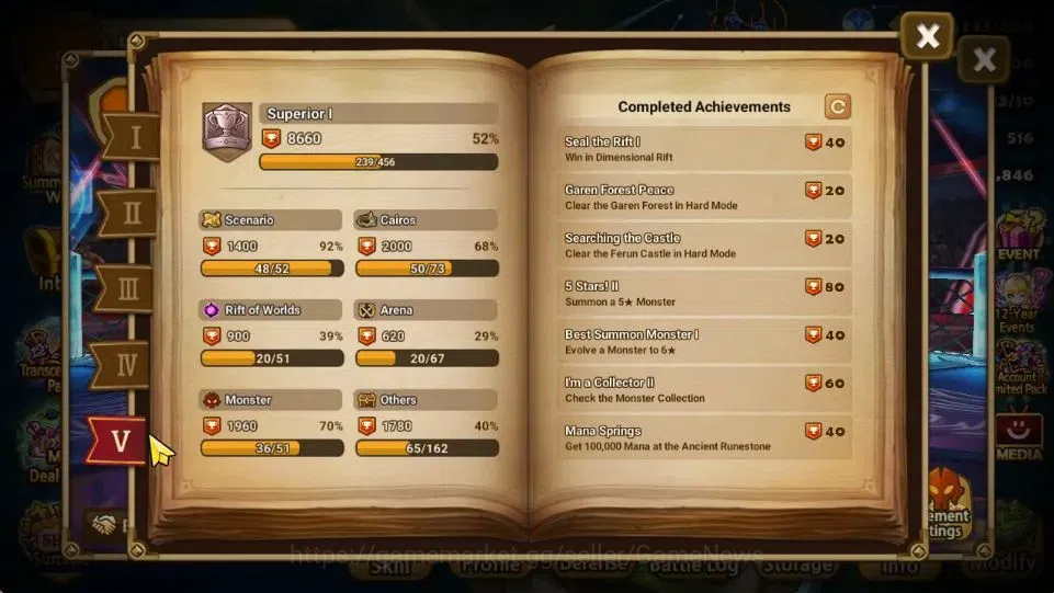 Summoners War: Sky Arena Accounts End-Game GLOBAL Lv 40|1 LD[Shun]|19 Total NB5[Layla,Riley,Teshar,Liam,Etc]+54 7