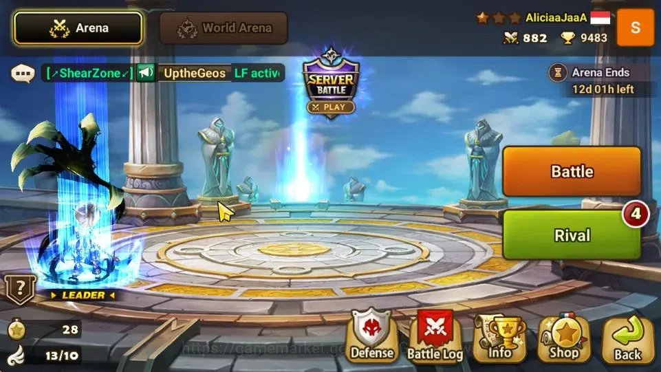 Summoners War: Sky Arena Accounts End-Game GLOBAL Lv 40|1 LD[Shun]|19 Total NB5[Layla,Riley,Teshar,Liam,Etc]+54 9