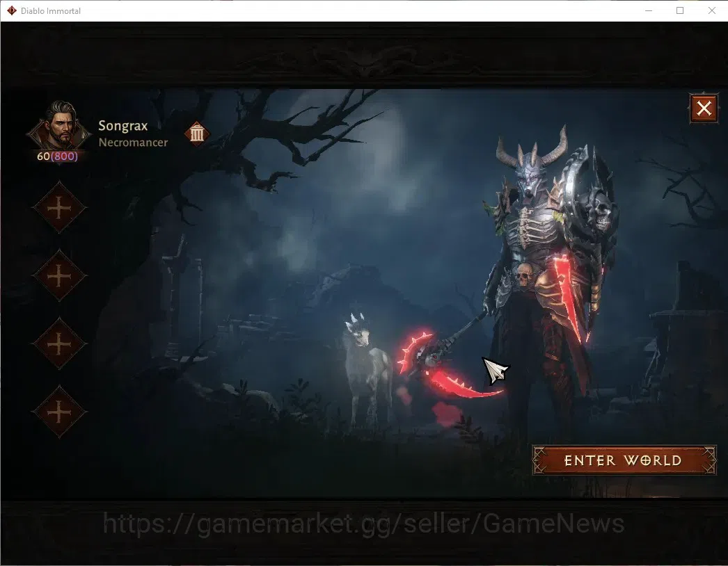 Diablo Immortal Accounts NA-Chain of Honor|CS ON|Lv60(800)|Necromancer|CR 4 image 5