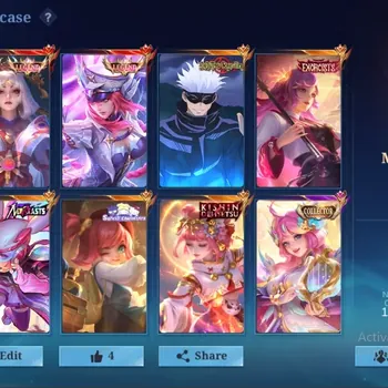 Mobile Legends: Bang Bang Accounts Collector Global|623 Skin|MEGA|LEGEND Lunox,Exorcists+Clouds Kagura,NeoBeasts