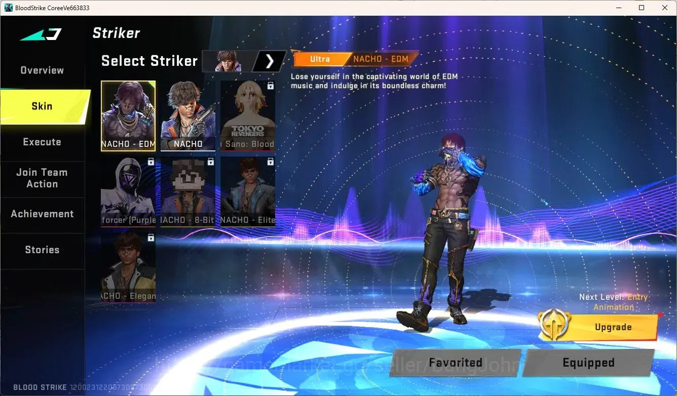 Blood Strike Accounts ASIA | 7DS AK47 Sacred Axe Rhitta | BLEACH Byakuya image 6