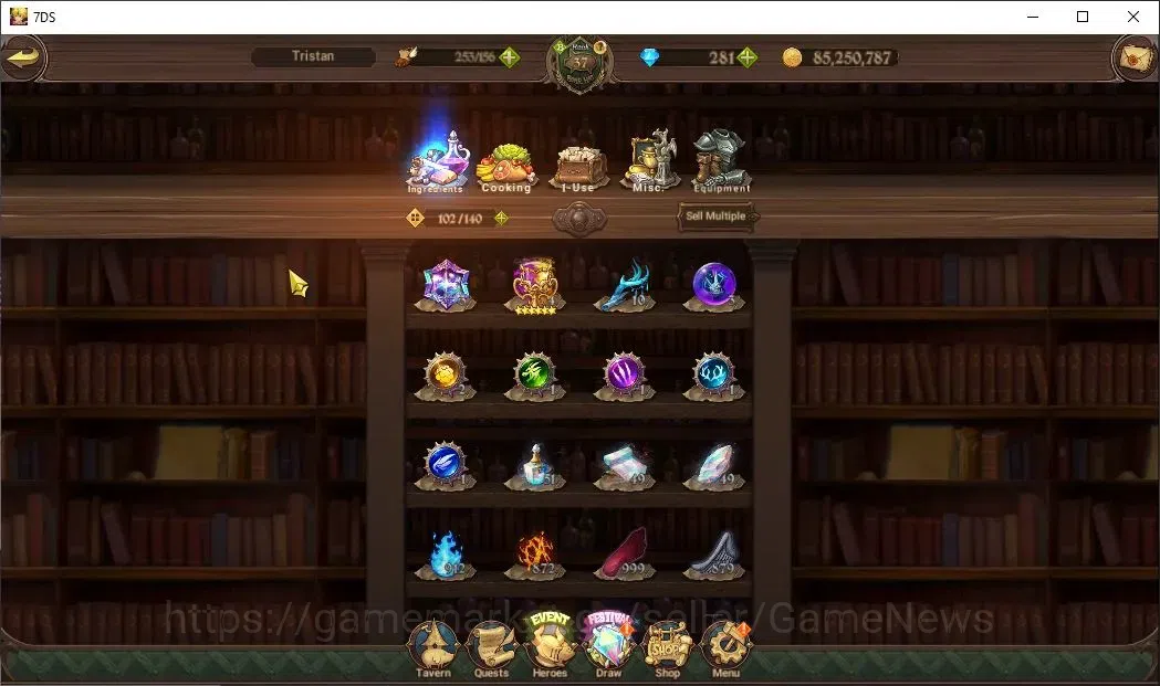 The Seven Deadly Sins: Grand Cross Accounts Global|1,8M CC|130 LS 281 DM|2 LR+6 UR|Brunhild,El image 12