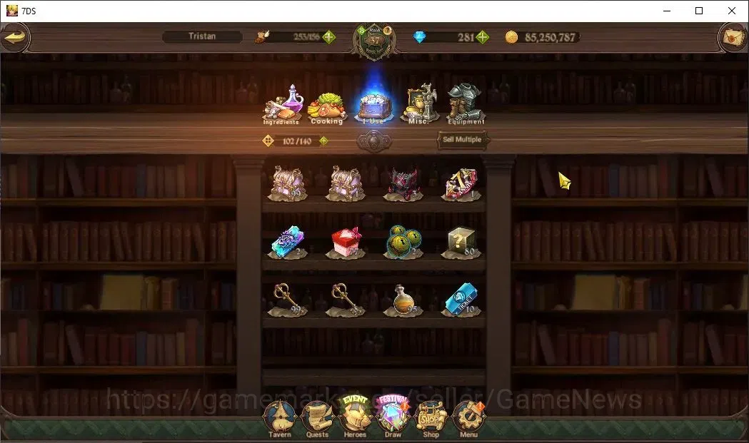 The Seven Deadly Sins: Grand Cross Accounts Global|1,8M CC|130 LS 281 DM|2 LR+6 UR|Brunhild,El image 14