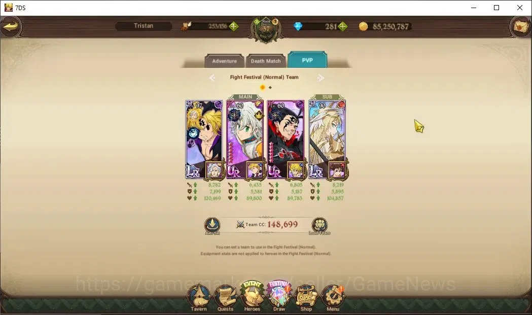 The Seven Deadly Sins: Grand Cross Accounts Global|1,8M CC|130 LS 281 DM|2 LR+6 UR|Brunhild,El image 9