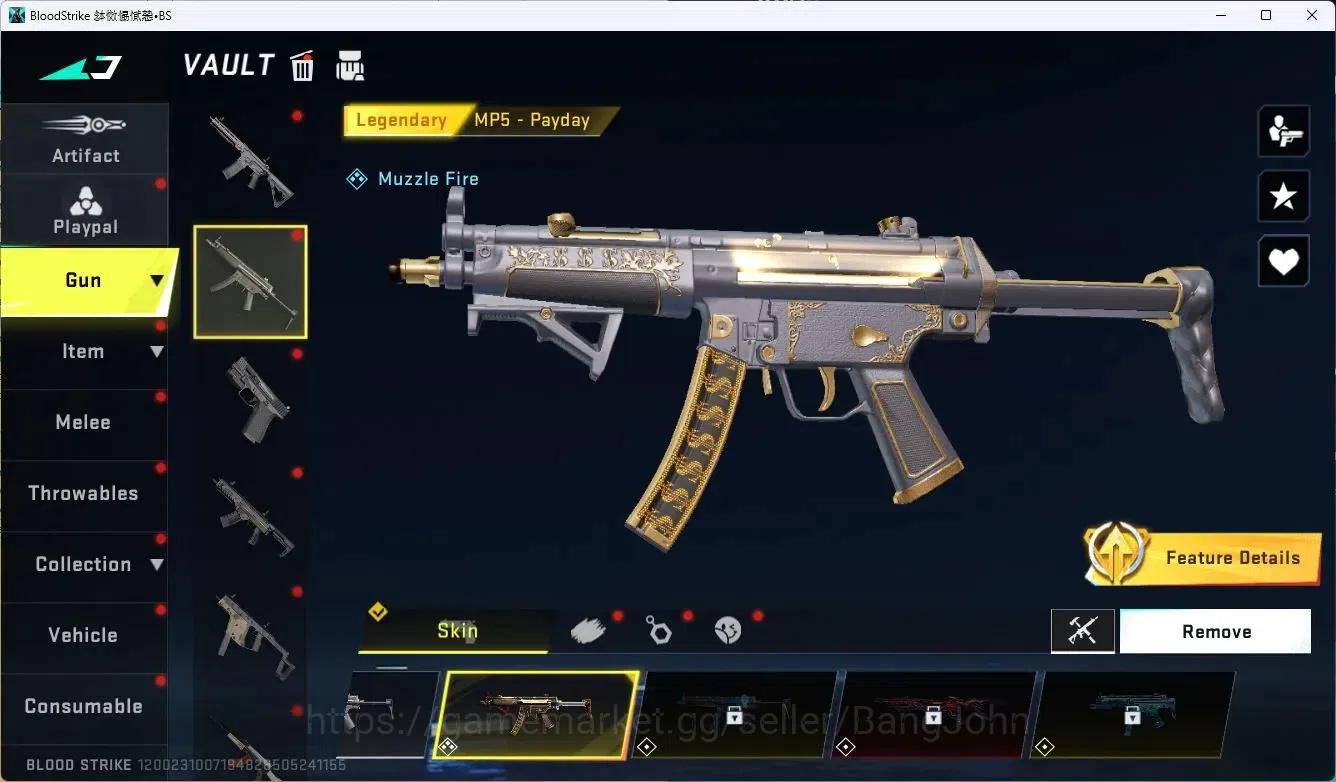 Blood Strike Accounts ASIA | Eternal Desert Eagle-Scorpius |Collab Gun 3 image 3