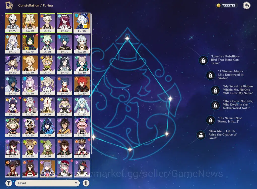 Genshin Impact Accounts ASIA|AR55|4Limited+2(*5Weapon)|ArlecchinoC1+Sign,F image 5