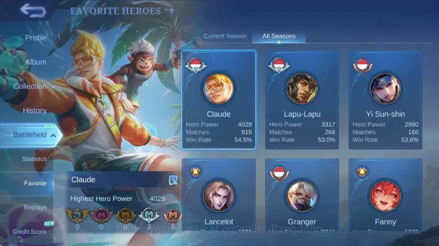 Mobile Legends: Bang Bang Accounts Global|Skin 113|Expert|Sanrio Floryn|Collab Cyclop image 15