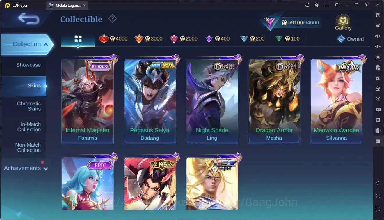 Mobile Legends: Bang Bang Accounts Global|Hero 96|Skin 274|Renowned|Prime YZ|CC Natal image 14