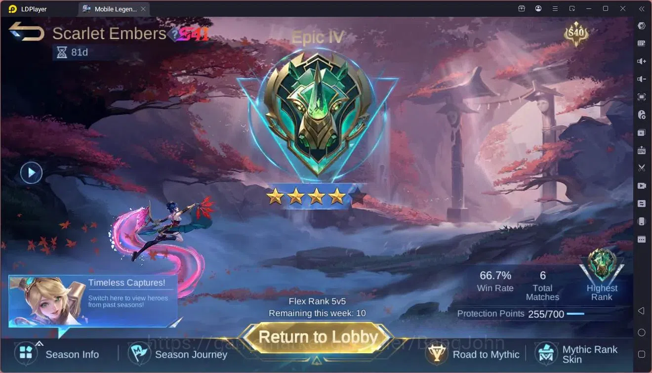 Mobile Legends: Bang Bang Accounts Global|Hero 96|Skin 274|Renowned|Prime YZ|CC Natal image 17