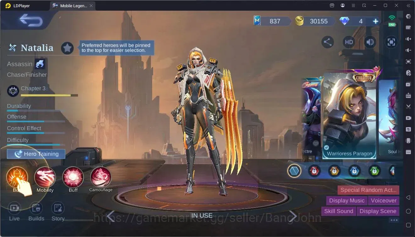 Mobile Legends: Bang Bang Accounts Global|Hero 96|Skin 274|Renowned|Prime YZ|CC Natal image 20