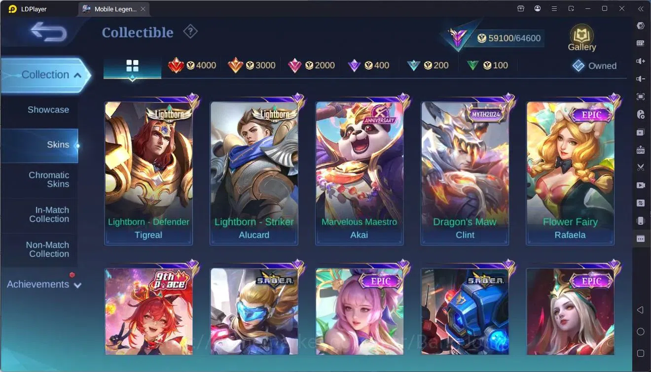 Mobile Legends: Bang Bang Accounts Global|Hero 96|Skin 274|Renowned|Prime YZ|CC Natal image 9