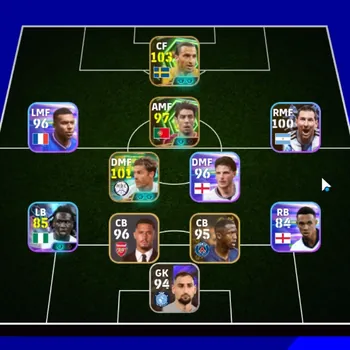 eFootball Accounts Others Android|Power 2923|Epic Zlatan Ibrahimovic,Xabi Alonso,Rui Costa|Show Time Calvin